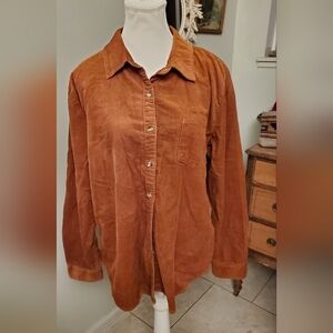 Natural Reflections Brown Corduroy Shirt